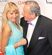 Anastasia Sokol & Richard  "Mörtel" Lugner (Foto: Martin Schmitz)